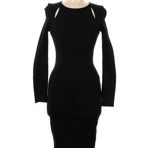 Bar III Long Sleeve Cocktail Midi Dresss